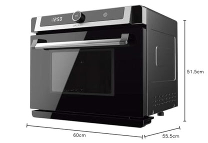 Cecotec Bake&Steam 4000 Combi Gyro – 3-in-1 Steam, Convection & Air Fry Oven, 2400W, 40L, 7 Cooking Functions