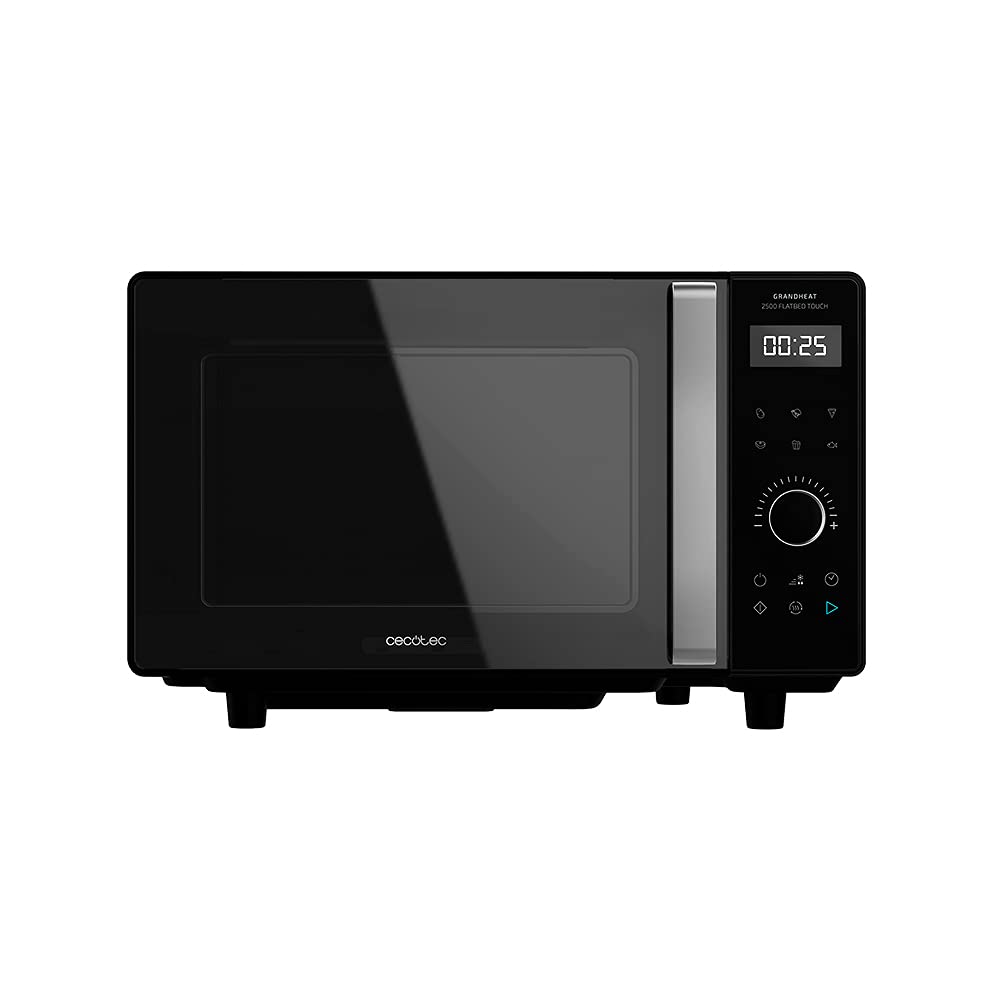 Microondas Cecotec GrandHeat 2500 Touch – 25 L, 800 W, 8 Funciones Preconfiguradas, Pantalla Táctil