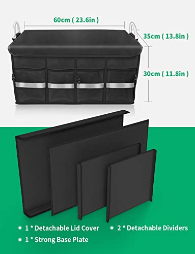 Bolsa de baúl Oasser con tapa, impermeable, plegable y antideslizante