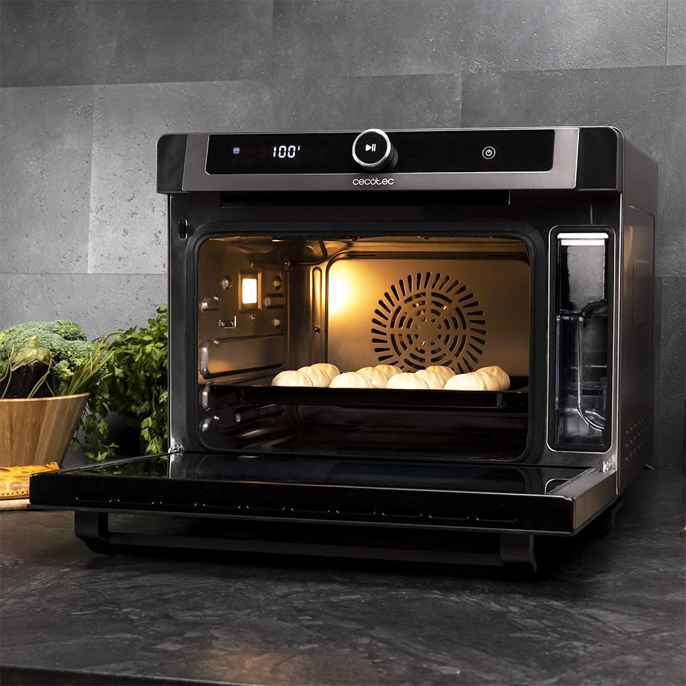 Cecotec Bake&Steam 4000 Combi Gyro – 3-in-1 Steam, Convection & Air Fry Oven, 2400W, 40L, 7 Cooking Functions
