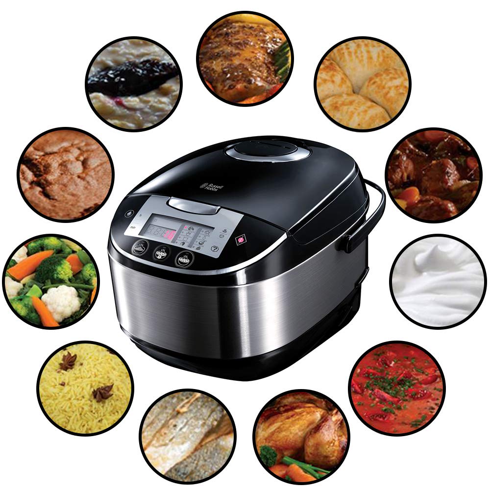 Multicooker Russell Hobbs 11 en 1 – 5 L, Pantalla Digital, Tapa Anti-Condensación