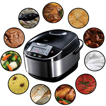 Multicooker Russell Hobbs 11 en 1 – 5 L, Pantalla Digital, Tapa Anti-Condensación