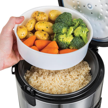 Arrocera Russell Hobbs 1,2 L con Vaporizador y Función Mantener Caliente – Acero Inoxidable