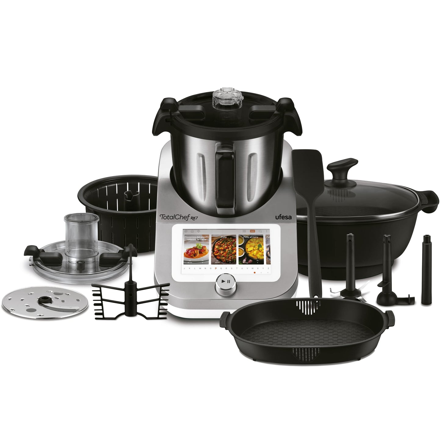 Robot de Cocina Ufesa TotalChef RK7 – 30 Funciones, 4,5 L, Pantalla Táctil 7", Conectividad Wi-Fi