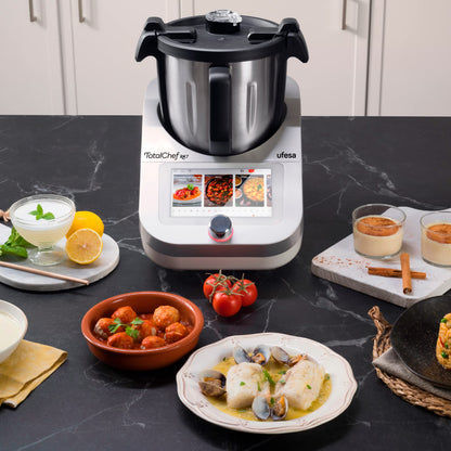 Robot de Cocina Ufesa TotalChef RK7 – 30 Funciones, 4,5 L, Pantalla Táctil 7", Conectividad Wi-Fi