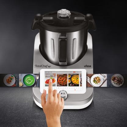 Robot de Cocina Ufesa TotalChef RK7 – 30 Funciones, 4,5 L, Pantalla Táctil 7", Conectividad Wi-Fi