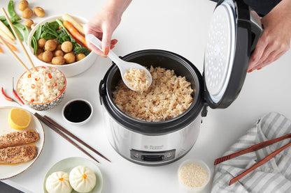 Arrocera Russell Hobbs 1,2 L con Vaporizador y Función Mantener Caliente – Acero Inoxidable