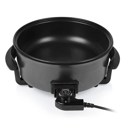 Sartén Eléctrica XL Tristar 30 cm – 5 L, 1500 W, Termostato Ajustable, Negro