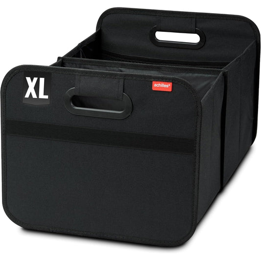 Organizador de baúl Achilles XL, plegable y fácil de limpiar, color negro
