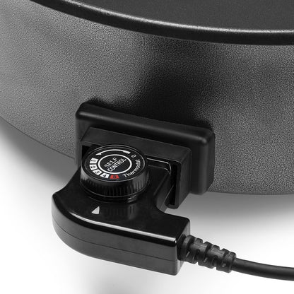 Sartén Eléctrica XL Tristar 30 cm – 5 L, 1500 W, Termostato Ajustable, Negro