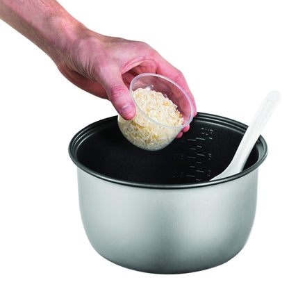 Arrocera Russell Hobbs 1,2 L con Vaporizador y Función Mantener Caliente – Acero Inoxidable