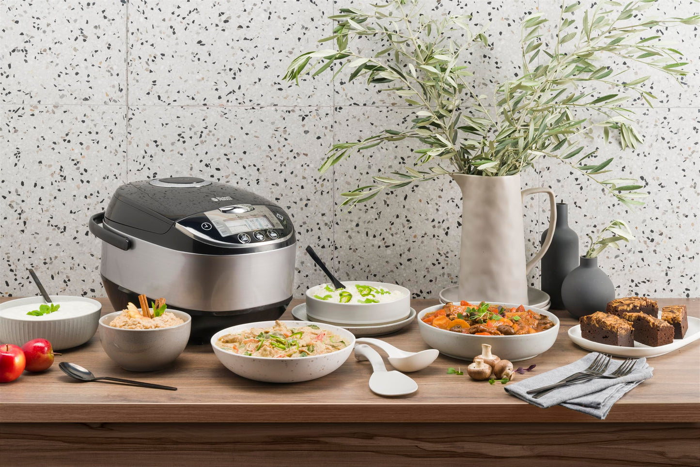 Multicooker Russell Hobbs 11 en 1 – 5 L, Pantalla Digital, Tapa Anti-Condensación